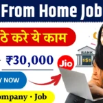 Jio Work From Home Job