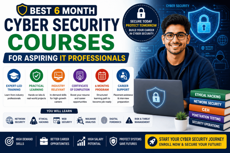 Best 6-Month Cyber Security Courses for Aspiring IT Professionals