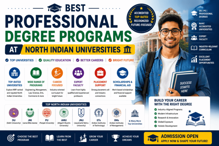 Best Professional Degree Programs at North Indian Universities